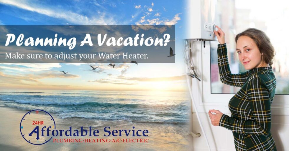 Vacation Setting for Water Heater Vacation Setting