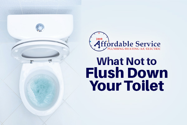 What Not to Flush Down Your Toilet