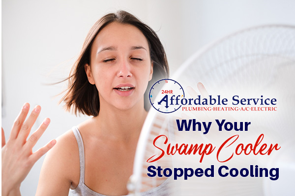 Reasons as to why swamp coolers stop cooling.