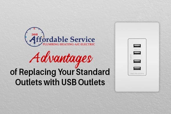 Advantages of USB outlets.