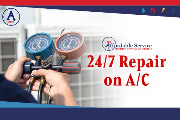 24/7 repair service is available on air conditioners and swamp coolers